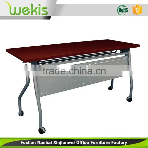Good Quality Hot Design Luxury Square Folding Table With Wheel photo-4