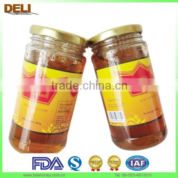 Hot Sale 453g Syrup Honey With Comb for Yemen photo-5