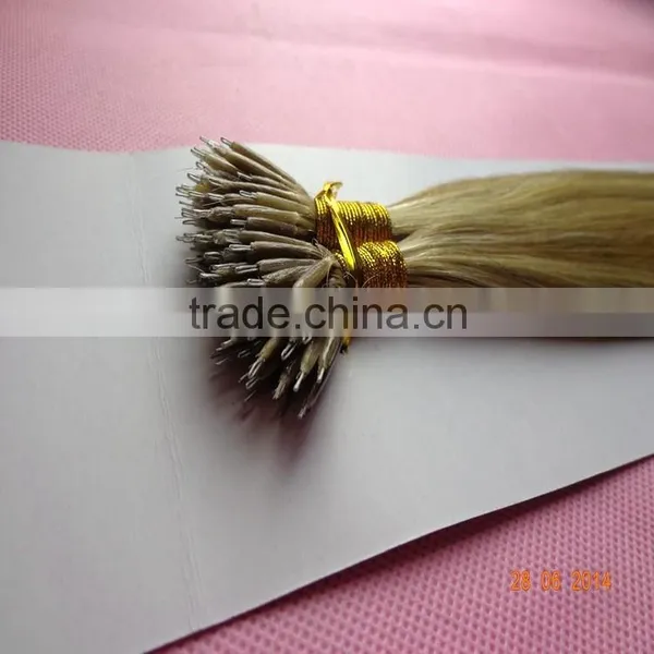 Wholesale Hair Russian Nano Ring Wholesale Hair Extension Piano Color Human Hair Weave photo-5