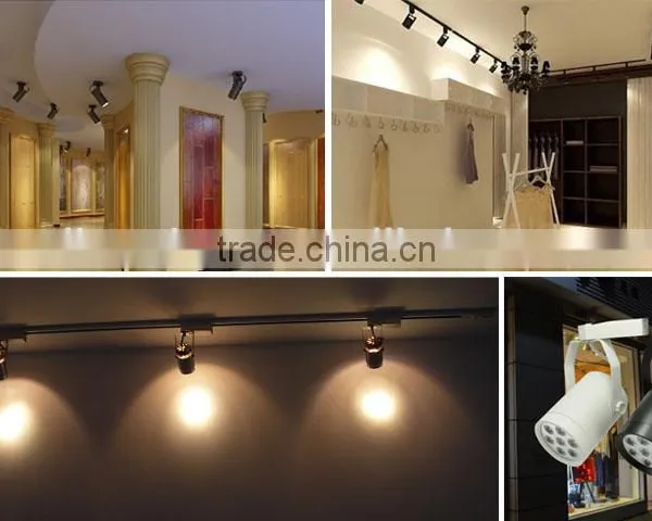 2015 High Lumen Commercial Cob Aluminium Led Track Light 35w Track Lighting photo-4