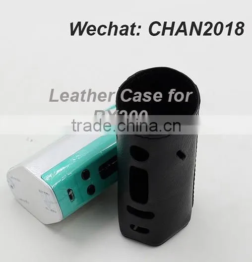 Red or Black RX200 TC Mod Leather Case Antislide Mod Box Leather Skin With High Quality photo-3
