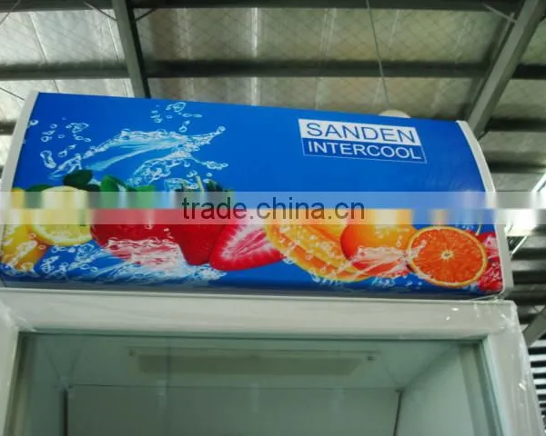 228L Refrigeration Equipment Glass Door Display Showcase photo-3
