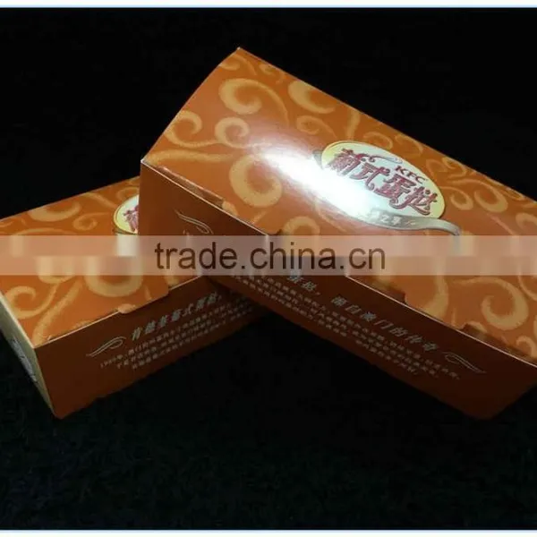 Custom Flexo Printing Egg Tart Packaging Box