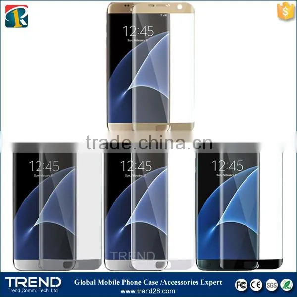 China Wholesale Curved Tempered Glass Screen Protector for Samsung Galaxy s7 Edge photo-6