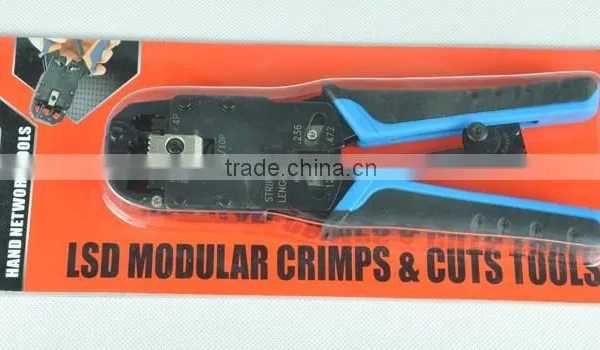 Hand Tools Supplier CAT5 Rj45 Rj11 Rj12 Wire Lan Network Cable Crimping Tool Strip Crimp Pc Network Tool 10p/8p/6p/4p photo-6
