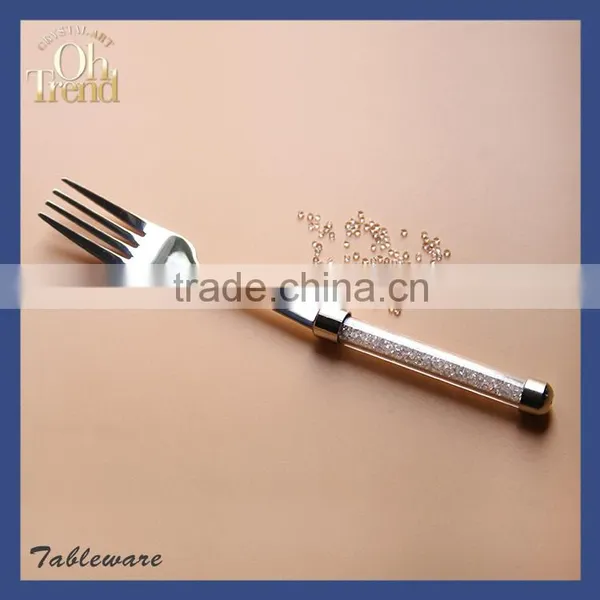 Stainless steel fork good quality,cutlery fork, long handle gold metal dinner fork