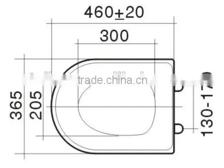 D Shape UF Toilet Seat photo-6