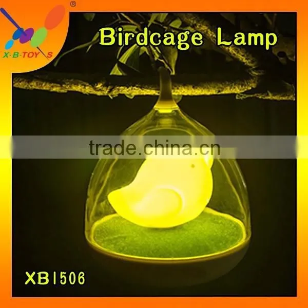2015 New Product Hot Selling Creative Birdcage Shaped Lamp Lovely Touch Mini USB Rechargeable LED Night Light photo-4
