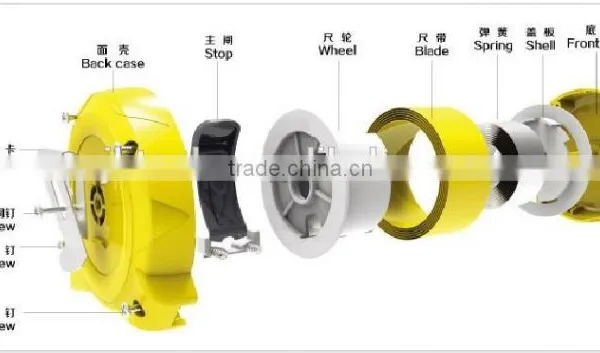 New Design Steel Measuring Tape With Elastic Painting Case Hot Sold in India Market photo-4