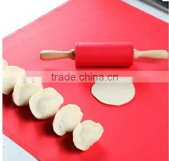 2015 New OEM Silicone Rolling Pin With Wooden Handle photo-2