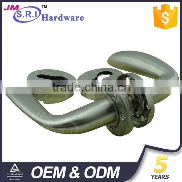 China Supplier Stainless Steel Lever Door Handle , Flat Door Handle photo-5