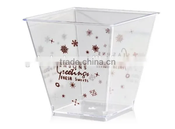 CH40-7271 Food Service Disposable Transparent Plastic Cup Box Dessert Container photo-4