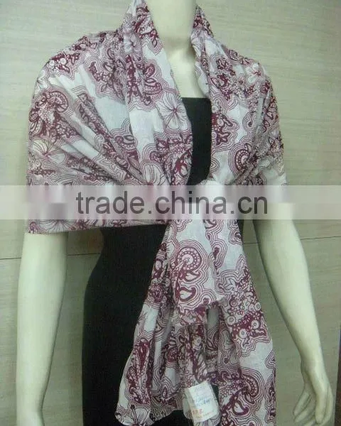 Cotton Print Scarf