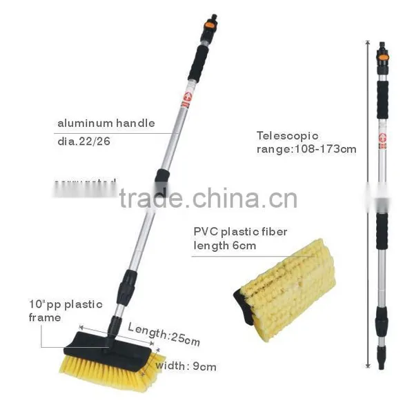 5 Corner Brush Head Water Through Car Brush Water Flow Auto Brush photo-4