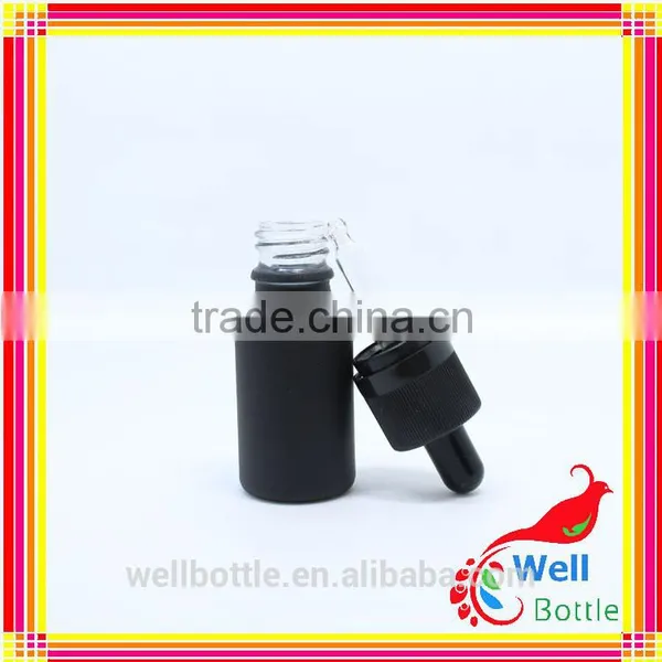 Child Proof Glass Dropper Bottle With Black Frosted Glass Bottle for Mini Glass Dropper Bottle photo-3