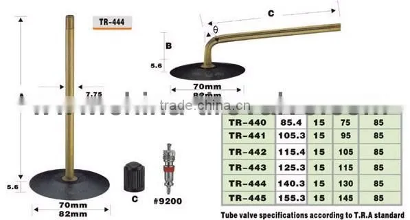 TR75/TR78/TR13/TR15/TR4 Rubber Based Tube Valve photo-4