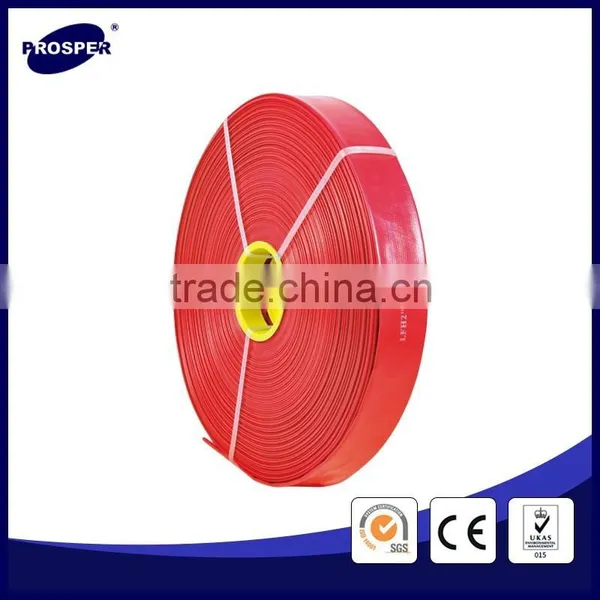 Blue PVC Lay Flat Water Hose 2"