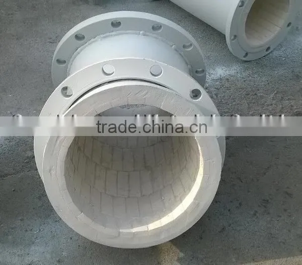 Wear Resistant Steel Pipes With Ceramic Lining photo-3