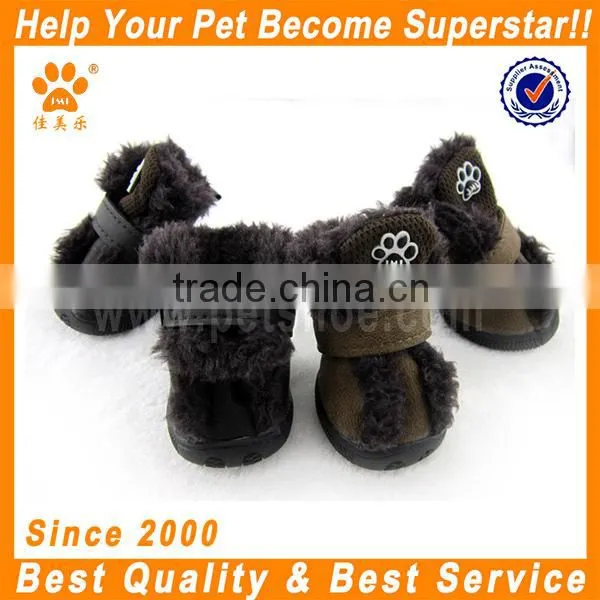 JML Hot Sale Super Warm Stylish Winter Leather Hunting Boots for Dog Pet Waterproof Dog Boots photo-2
