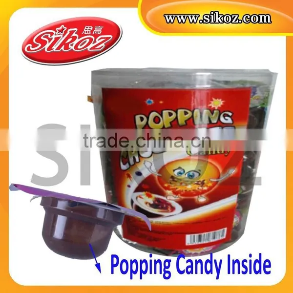 SK-Q142 Chocolate Cup With Popping Candy