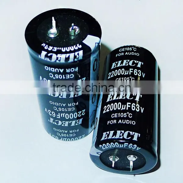 22000UF/63V 35*72 Screw Aluminium Electrolytic Capacitor