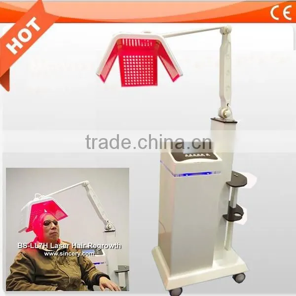 2015 Hot Sale! PDT Laser Led Hair Regrowth Machine (CE Approval) BS-LL7H photo-2