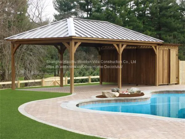 Outdoor Garden Gazebo Pavilion For Sale photo-4