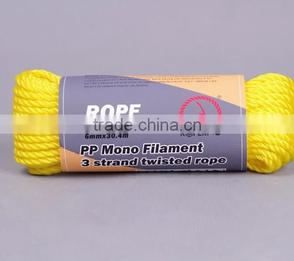 PP Multifilament Three Strand Twisted Rope photo-2