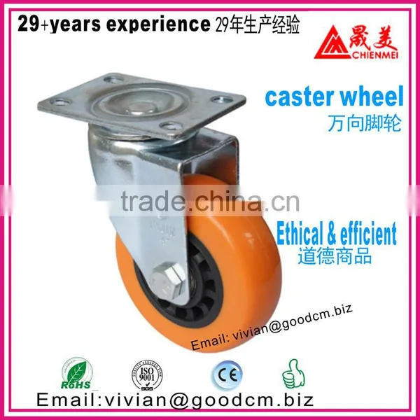 Hot Sale ISO9001 Certificated Long Working Life Rubber Industrial Caster photo-3