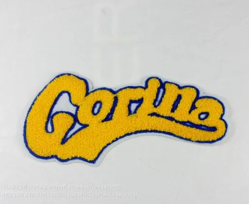 Sew-on Embroidery Chenille Patch Embroidery Towel Letters photo-5