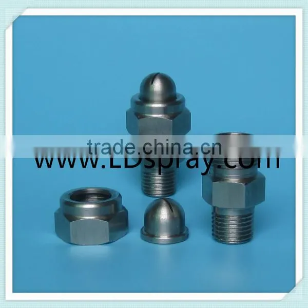 Stainless Steel or Brass Flat Fan Spray Air Water Jet Nozzle With 3 Parts photo-5