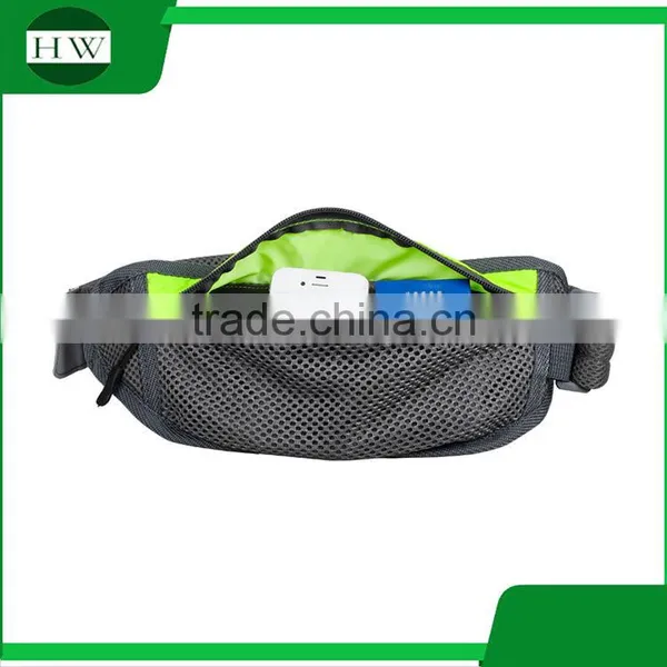 Custom Logo Printed Wholesale Nylon Ventilation Cell Mobile Phone Led Gym Sports Running Belt Waist Pack Bag photo-5