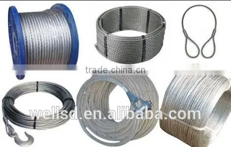 3mm - 62mm Electric Galvanized Carbon Steel Wire Rope photo-5