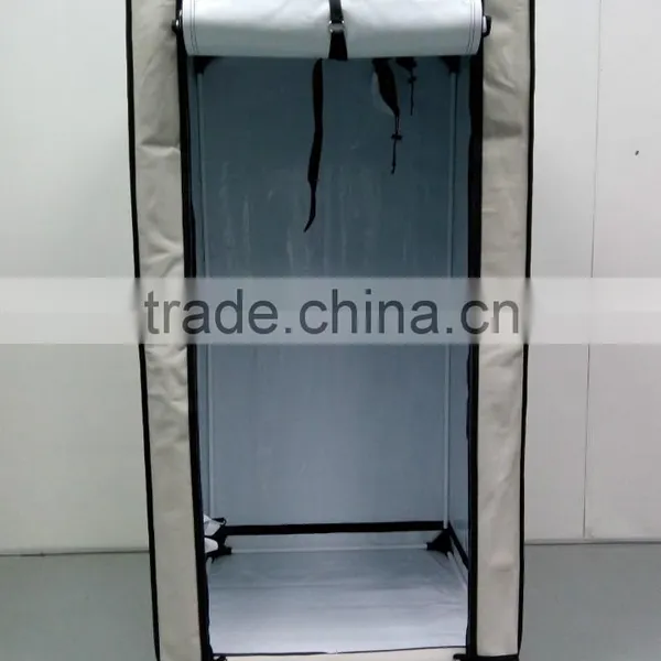 New Triangle Style High Quality Grow Tent Material Grey Mylar 600D Grow Room Grow Tent Hydroponics photo-2