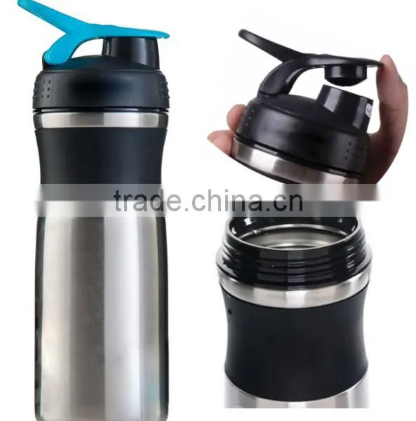 750ml 26 Ounce #304 18/8 Stainless Steel BPA Free Water Bottle Protein Shaker Custom Color Low MOQ Leaking Proof photo-2