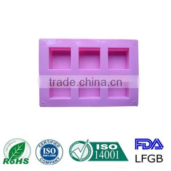 Hot Big Rectangular Shape Silicone Soap Mould photo-4