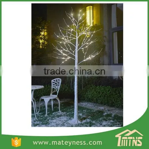 8Ft Lights Home Festival Party Christmas Wedding LED Brich Tree Light