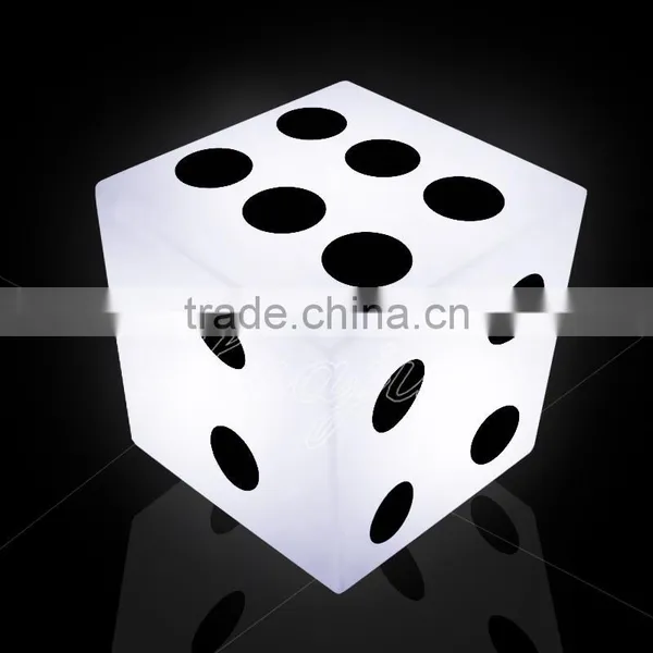 Led Glow Cube Stool / Color Changing Led Stool photo-2