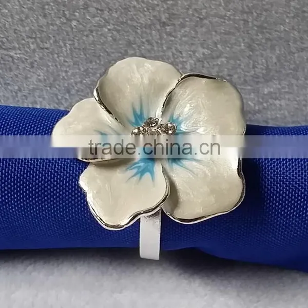 flower napkin holder ring