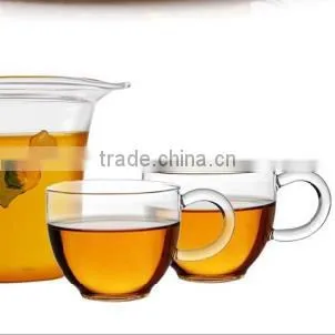 Haonai Wholesale Clear Glass Tea Set photo-2