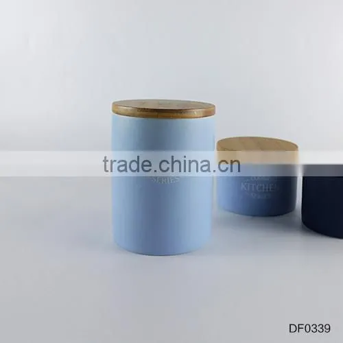 4 Tier Kitchen Accessories Customized Color Ceramic Mason Jar With Lid photo-3