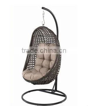 2016 Sigma New Design Furniture Outdoor Swing Rattan Hanging Egg Chairs
