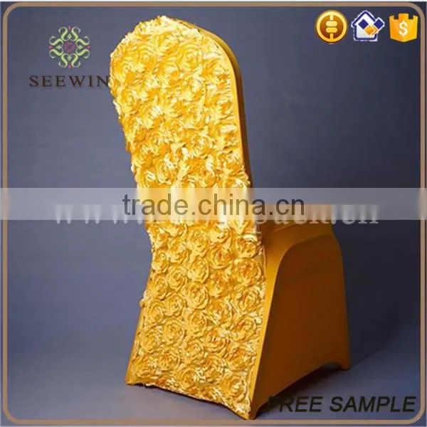Wholesale Rosette Spandex Elastic Chair Cover photo-3
