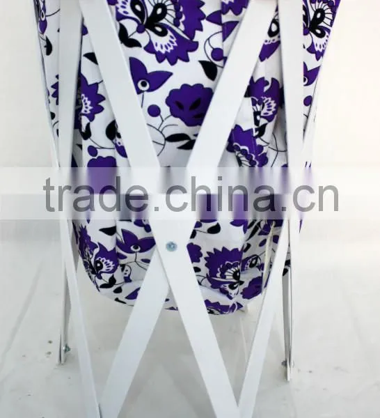 Home Furniture Fabric Material and Home Usage Folding Laundry Basket photo-2