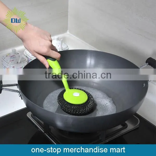 Plastic Handle Pot Brush photo-2