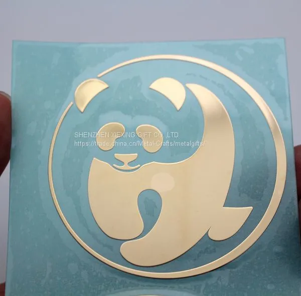 Custom Thin 3d Metal 3m Logo Stickers photo-5