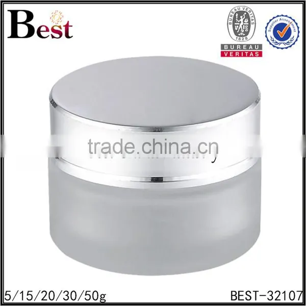 All Size Glass Airtight Metal Containers Cosmetic Metal Container With Aluminum Cap photo-4