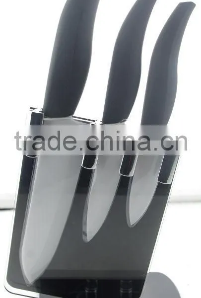4pcs Ceramic Knife Set With Acrylic Block photo-3