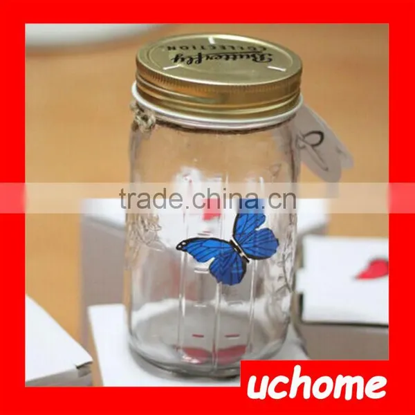 UCHOME Perfect Butterfly Wedding Gift and Factroy Price Glass Butterfly in a Jar photo-4
