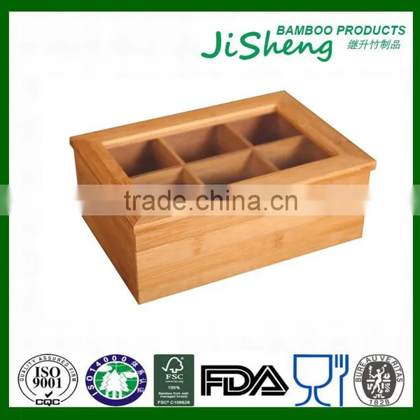 2016 Fashion and Nice Bamboo Box, Bamboo Storage Box, Bamboo Tea Box photo-6